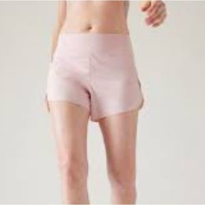 ATHLETA Women High Waist Running Shorts | S